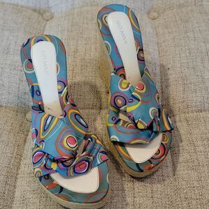 Y2K Go Max "Groovy" Espadrille wedges